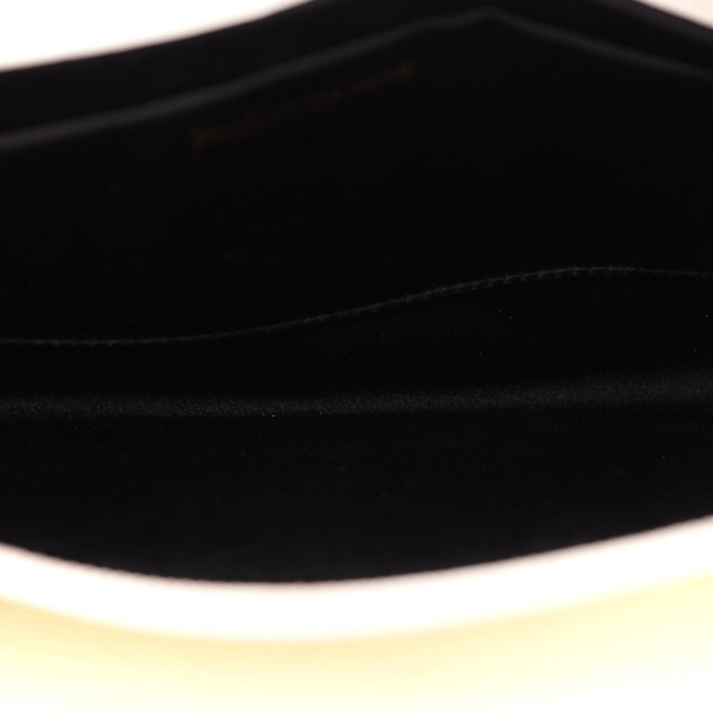 Patent Calfskin Ombre Monogram Large Belle De Jour Clutch Ivory Black
