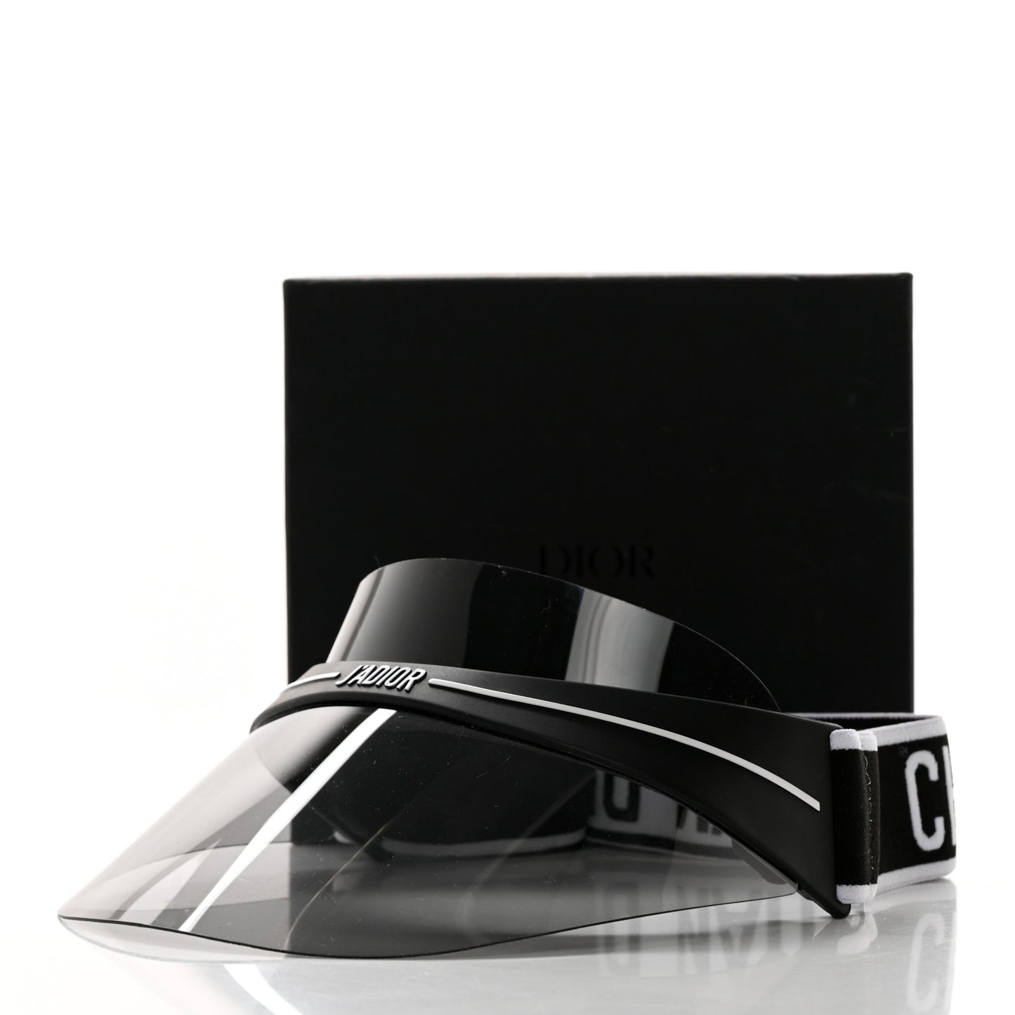 Mirrored DiorClub1 Sun Visor Black