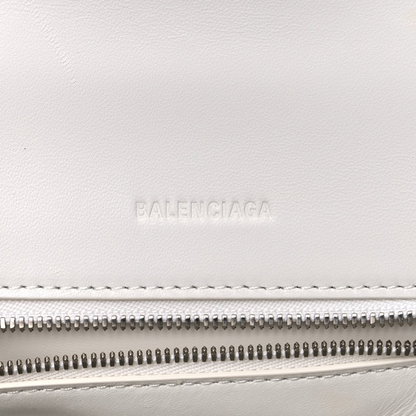 Faux Calfskin Fabric Glow In The Dark Small Sneakerhead Top Handle Bag White