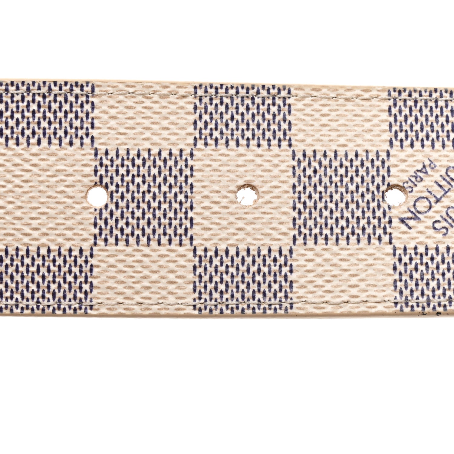 Louis Vuitton Damier Azur 40mm LV Initiales Belt 90 36 4 of 6