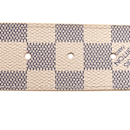 Louis Vuitton Damier Azur 40mm LV Initiales Belt 90 36 4 of 6