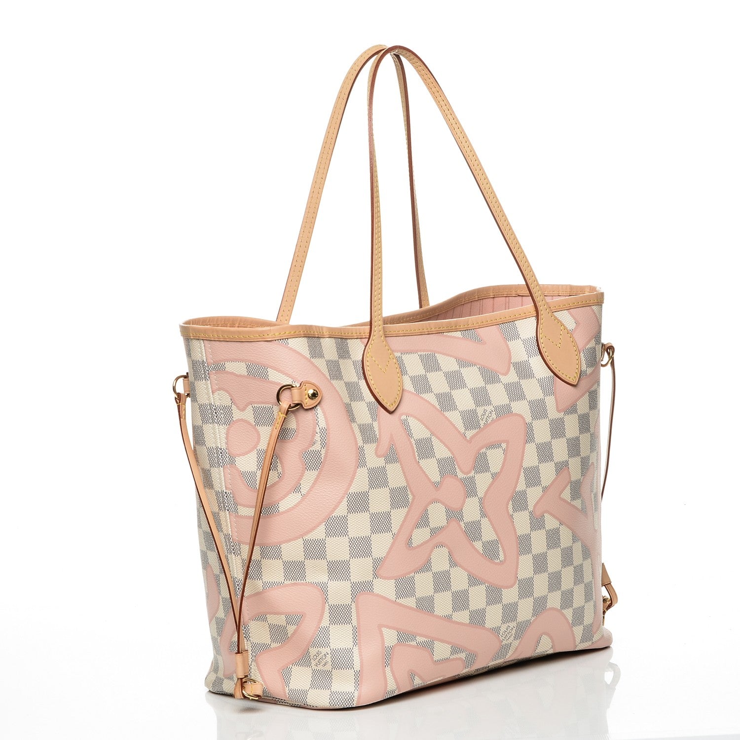 Louis Vuitton Damier Azur Tahitienne Neverfull MM 3 of 9