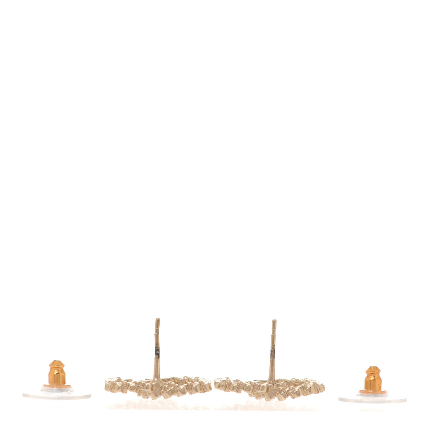 Crystal CC Earrings Gold