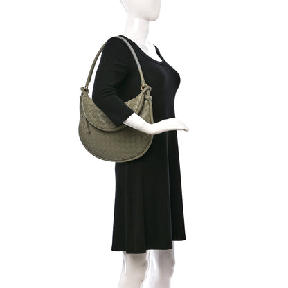 Bottega Veneta Nappa Intrecciato Medium Gemelli Travertine 2 of 12