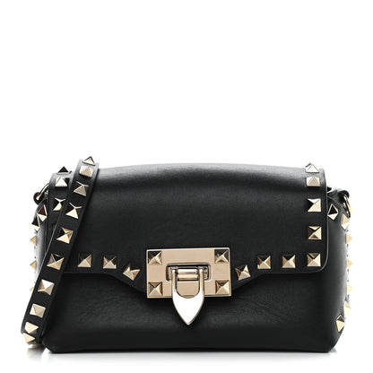 Valentino Garavani Vitello Mini Rockstud Crossbody Bag Black 1 of 8