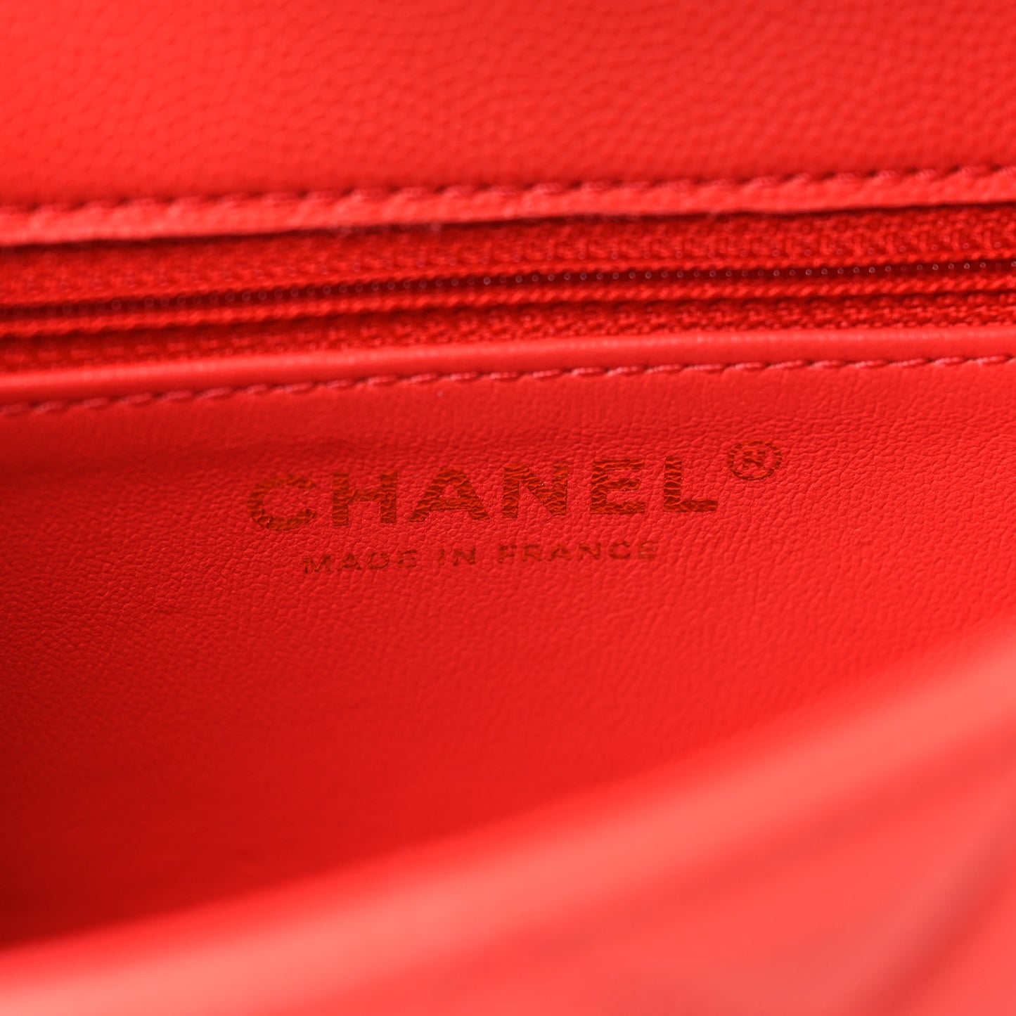 Caviar Quilted Mini Sweet Classic Flap Red