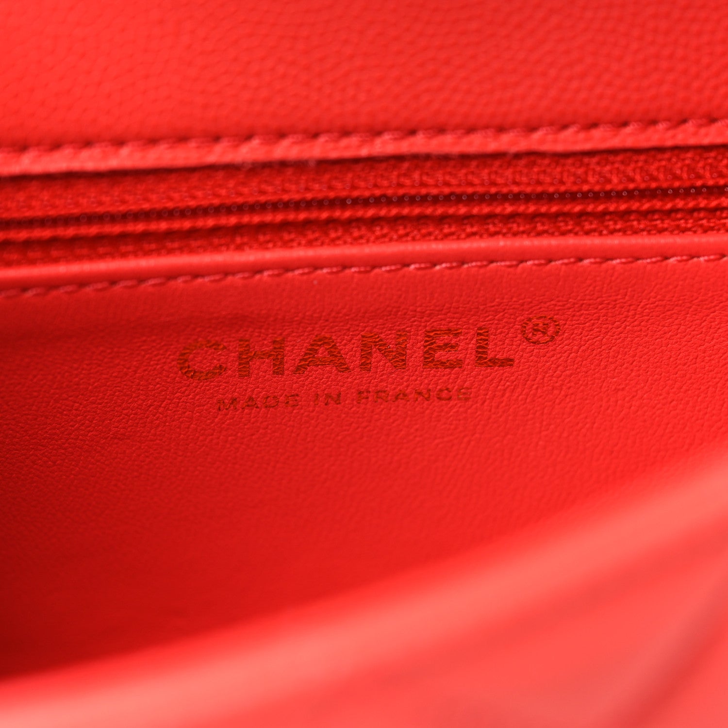 Chanel Caviar Quilted Mini Sweet Classic Flap Red 6 of 11