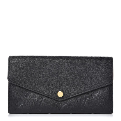 Louis Vuitton Empreinte Sarah Wallet NM Black 1 of 7