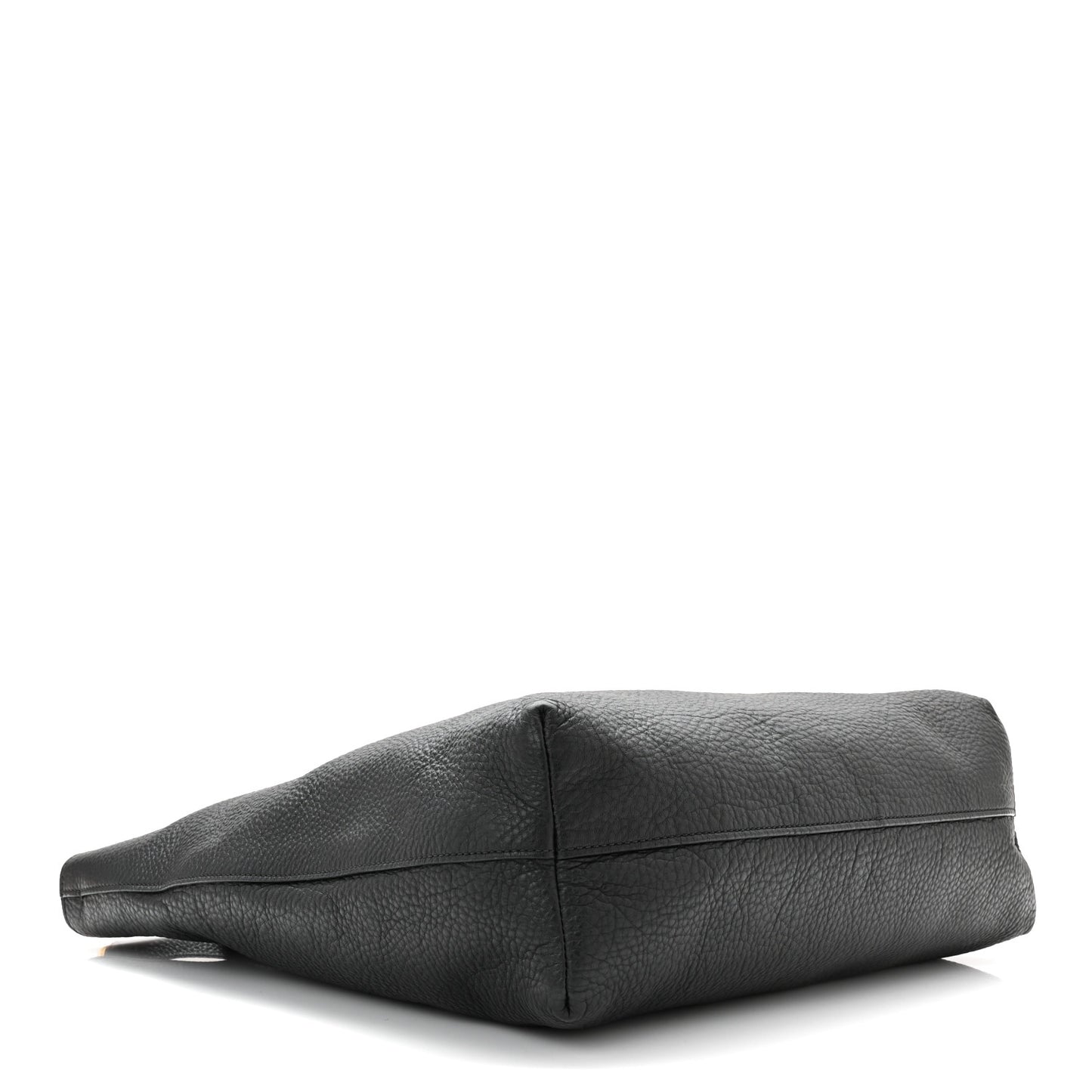 Vitello Daino Shopping Tote Black