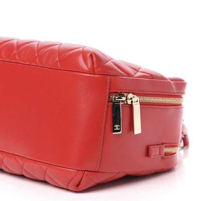 Chanel Lambskin Quilted Medium Trendy CC Bowling Bag Red 11 of 12