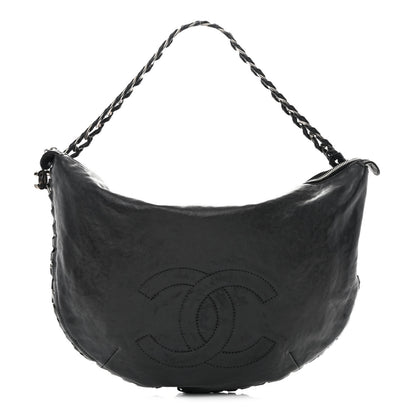 Chanel Calfskin Modern Chain Hobo Black 1 of 12