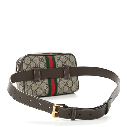 Gucci GG Supreme Monogram Web Small Ophidia Belt Bag 85 34 Dark Brown 3 of 9
