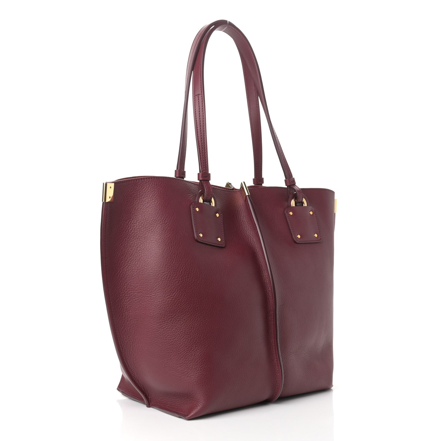 Chloe Smooth Calfskin Medium Vick Tote Burnt Brown 4 of 10