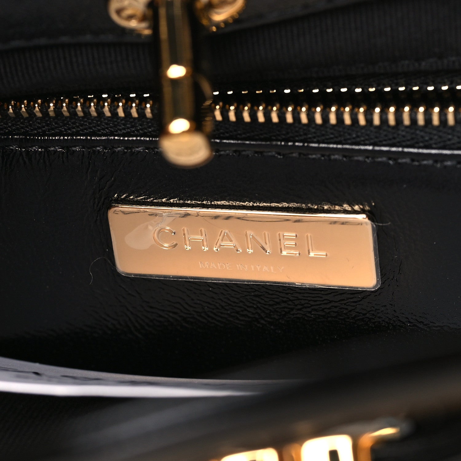 Chanel Shiny Lambskin Pony Hair Cheetah Printed Mini 31 Shopping Bag Light Beige Black Light Beige Black 6 of 11