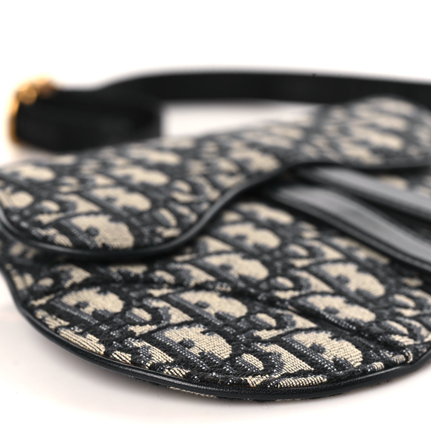 Oblique Saddle Belt Pouch Blue