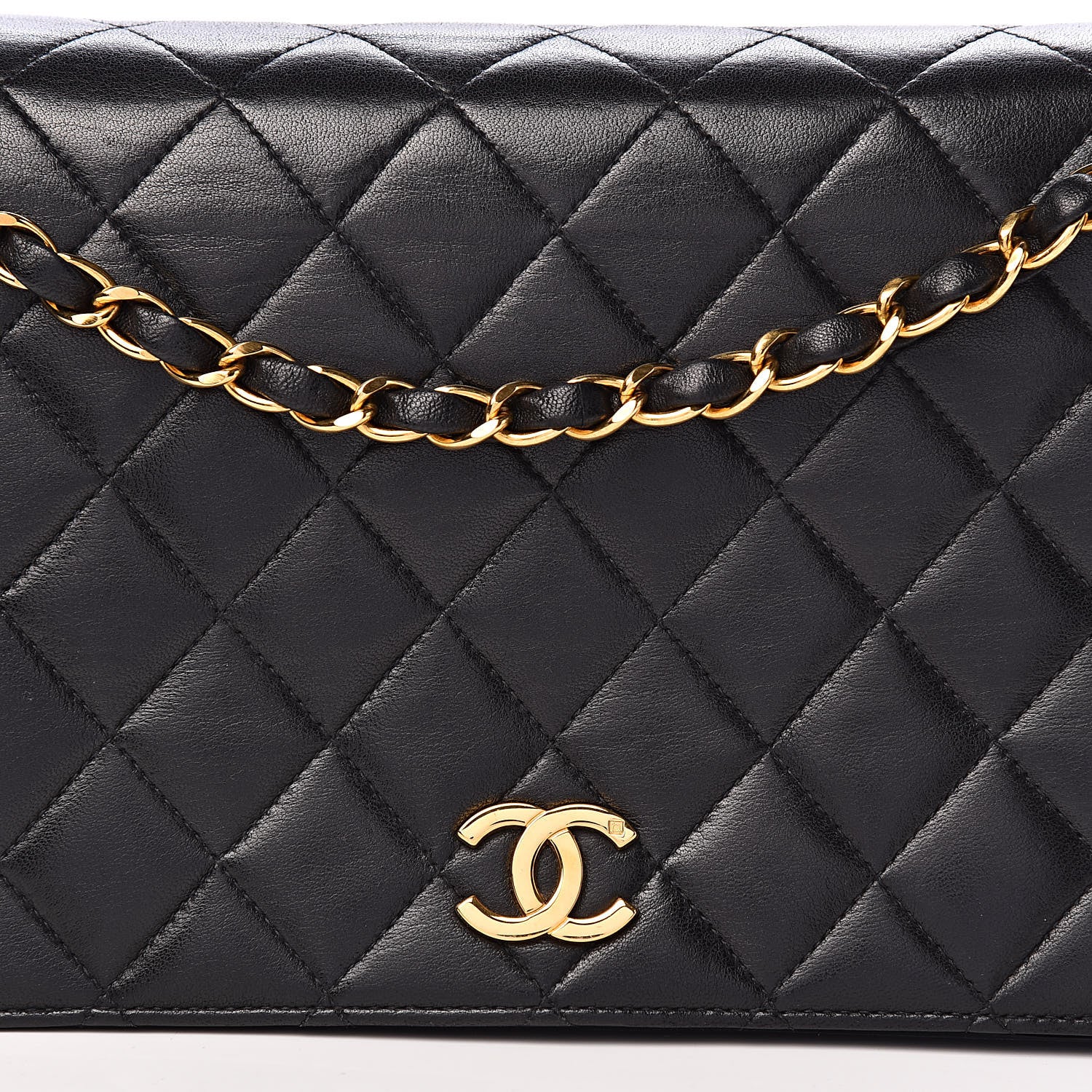 Chanel Lambskin Quilted Small Single Flap Black 12 of 12