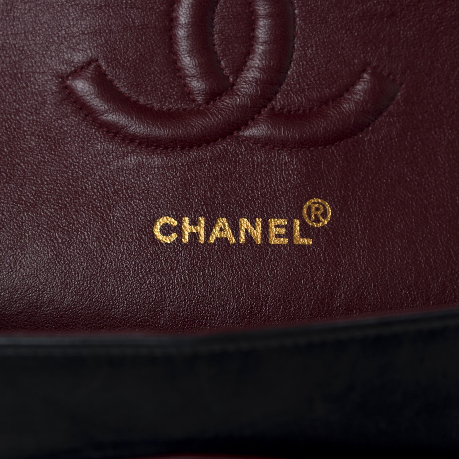 Chanel Lambskin Quilted Medium Double Flap Black 6 of 10