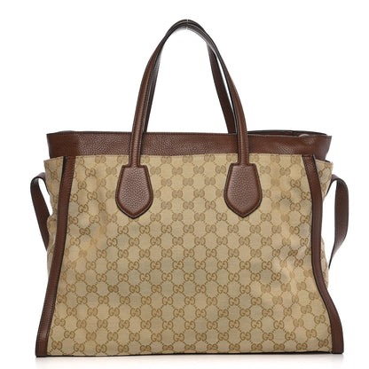 Gucci Monogram Ramble Layered Tote Brown 1 of 9