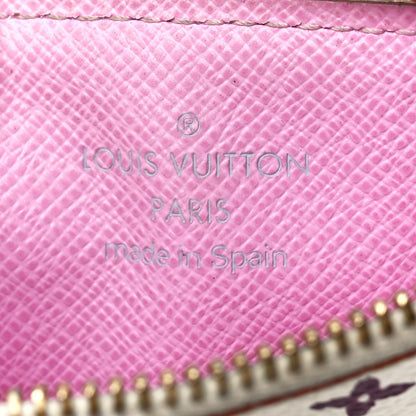 Louis Vuitton Monogram Multicolor Key Pouch White Litchi 6 of 10
