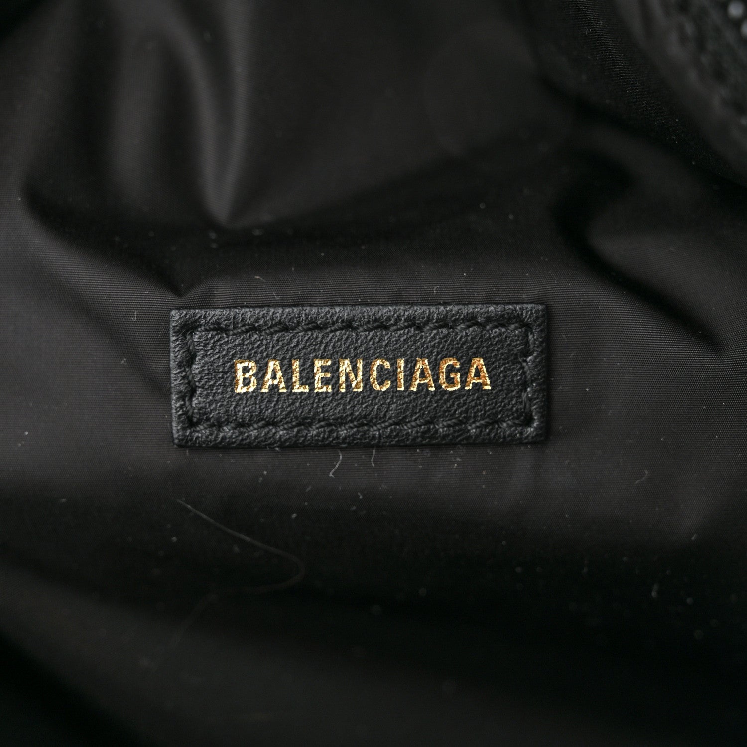 Balenciaga Nylon Wave Logo Print Wheel Beltpack Black White 6 of 10