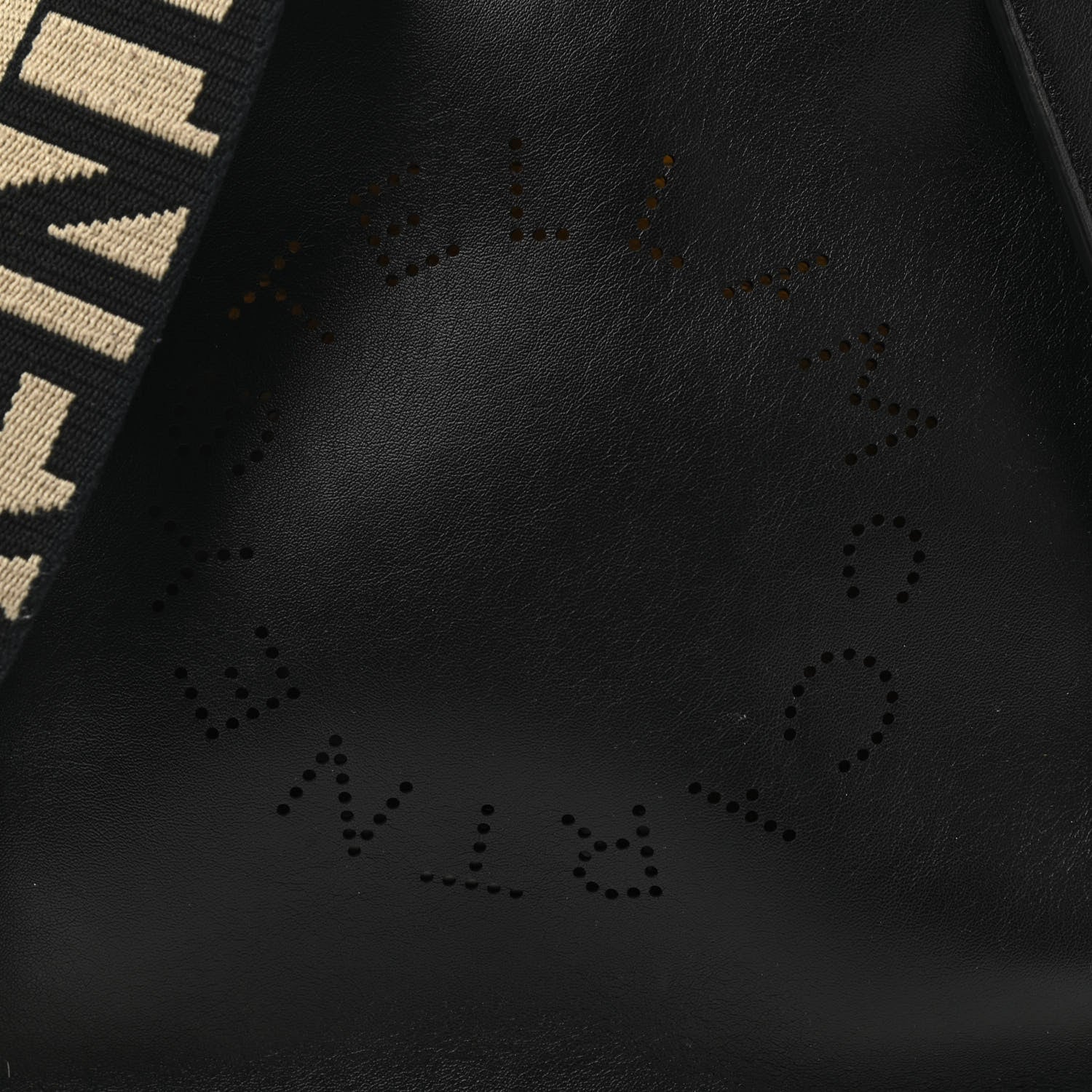 Stella McCartney Eco Alter Nappa Perforated Logo Mini Crossbody Black 11 of 12