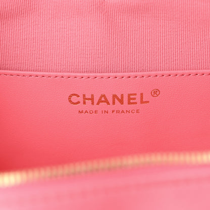 Chanel Lambskin Quilted CC In Love Heart Bag Pink 6 of 10