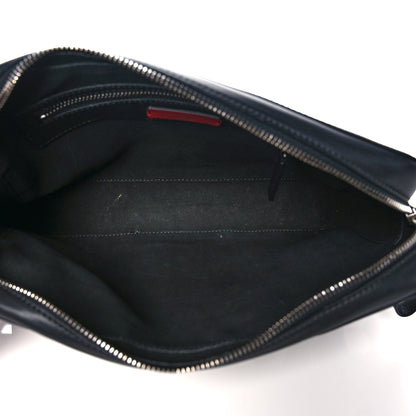 Valentino Garavani Calfskin VLTN Zip Pouch Black 5 of 11