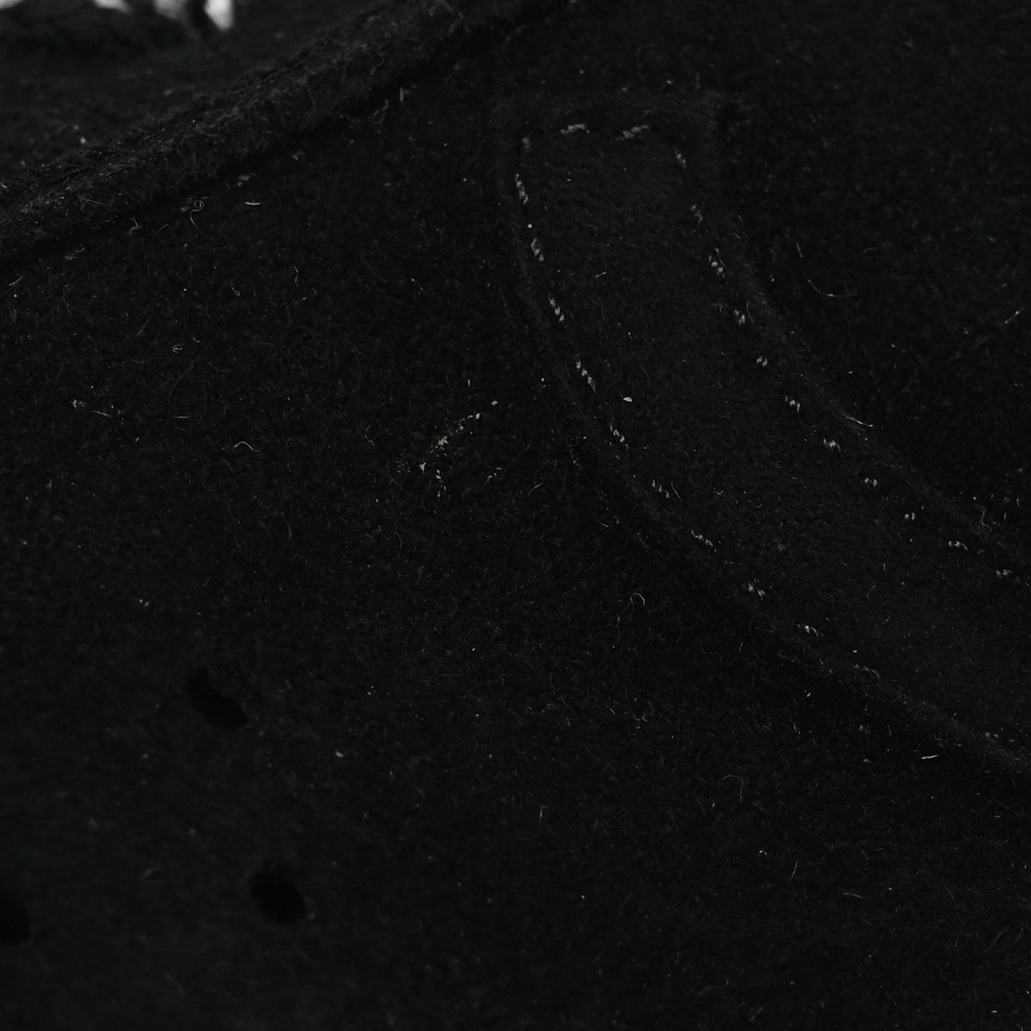 Chanel Suede Goatskin CC Sneakers 37 Black 11 of 13