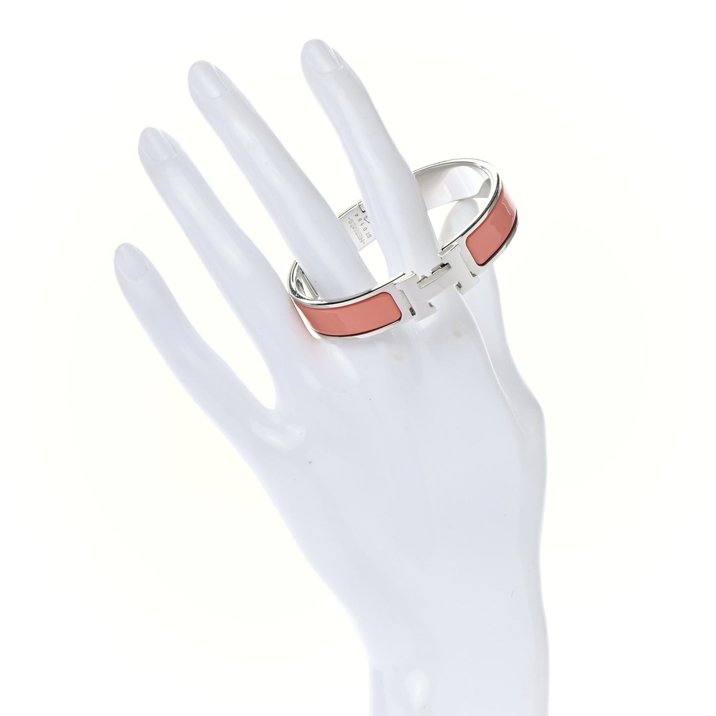 Enamel Narrow Clic Clac H Bracelet PM Hibiscus