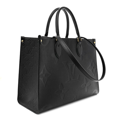 Louis Vuitton Empreinte Monogram Giant Onthego MM Black 3 of 12