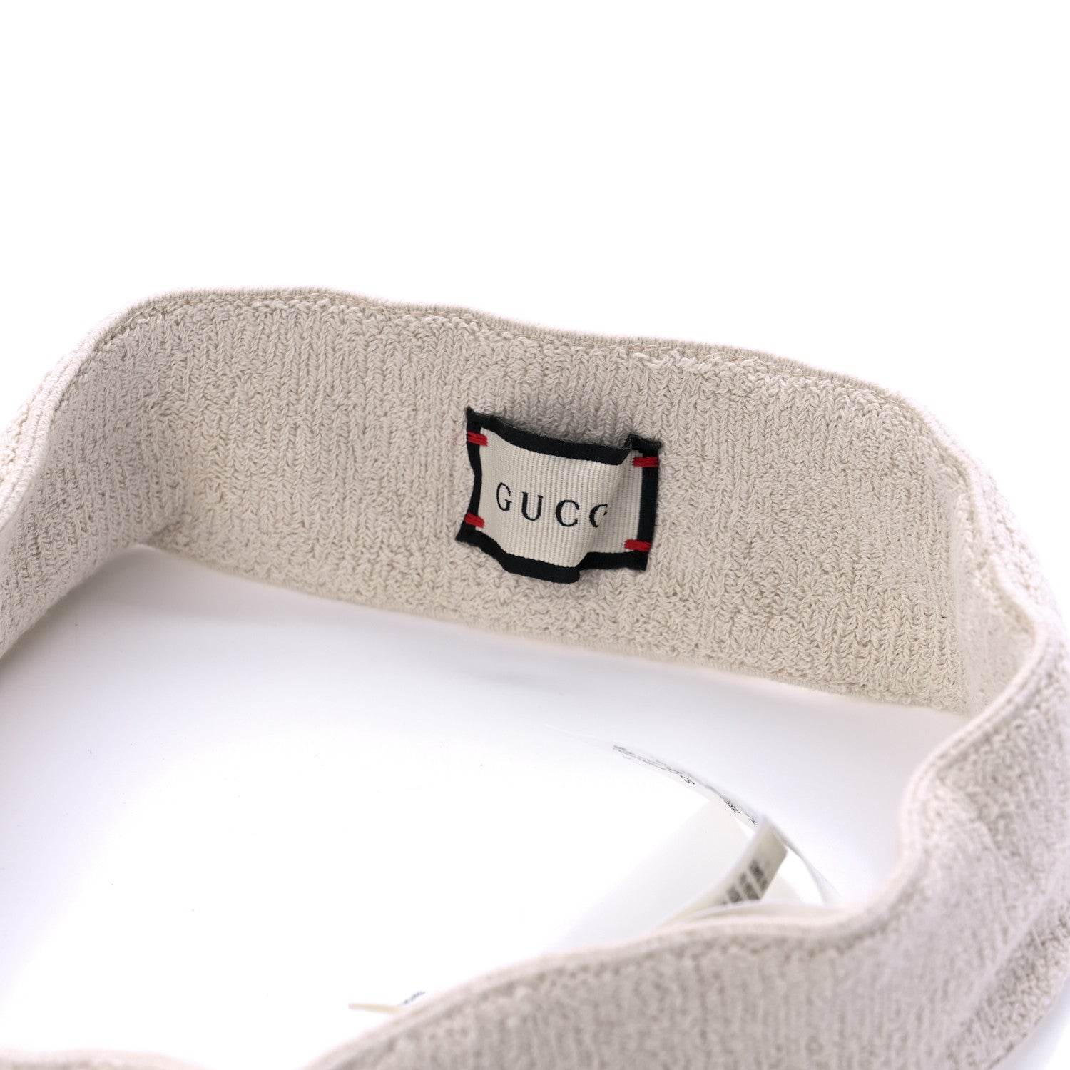 Gucci Vinyl Logo Visor M Yellow 7 of 8