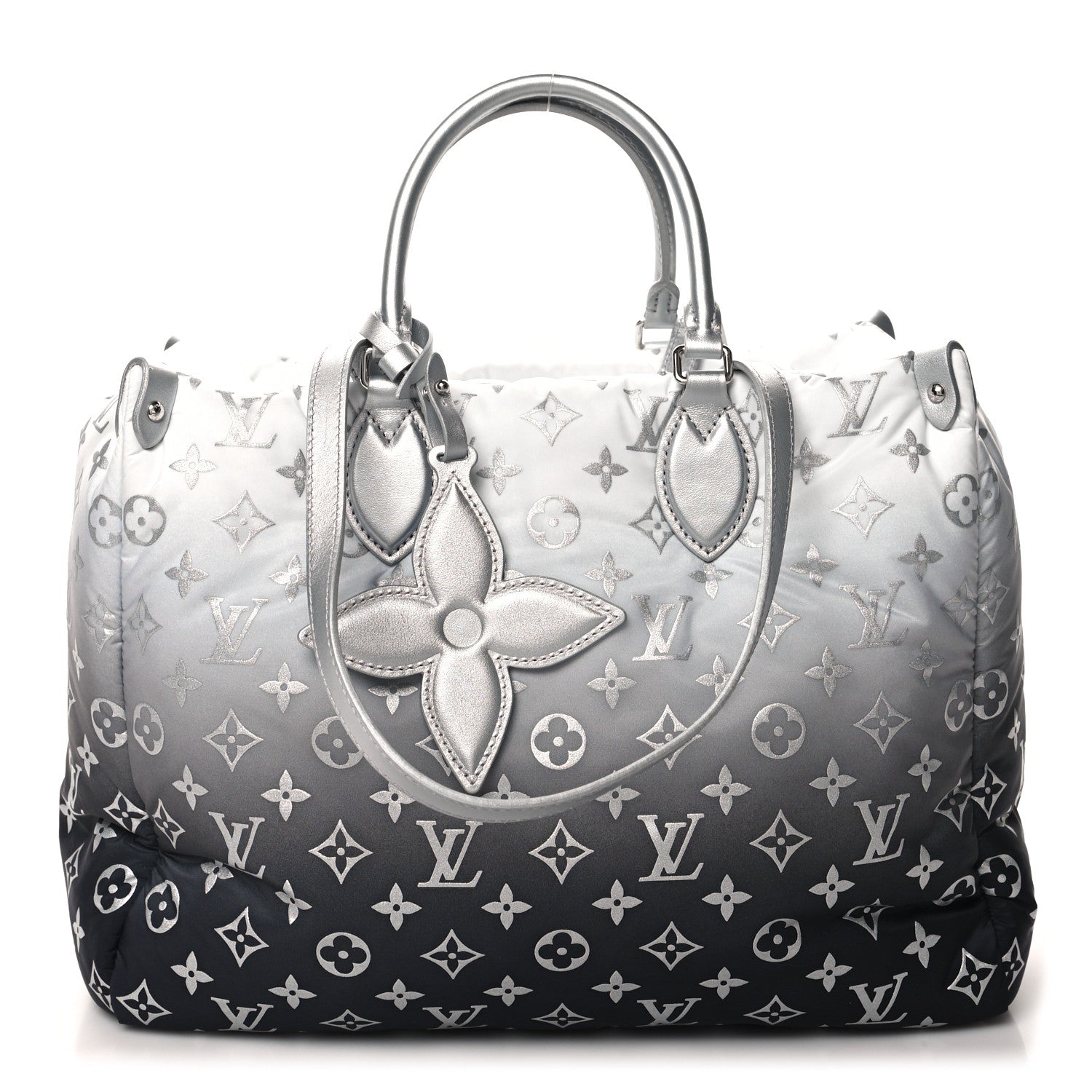 Louis Vuitton Nylon Monogram Gradient LV Snow Onthego MM Frost 1615601 ...