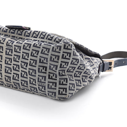 Fendi Zucchino Mama Baguette Navy 8 of 8