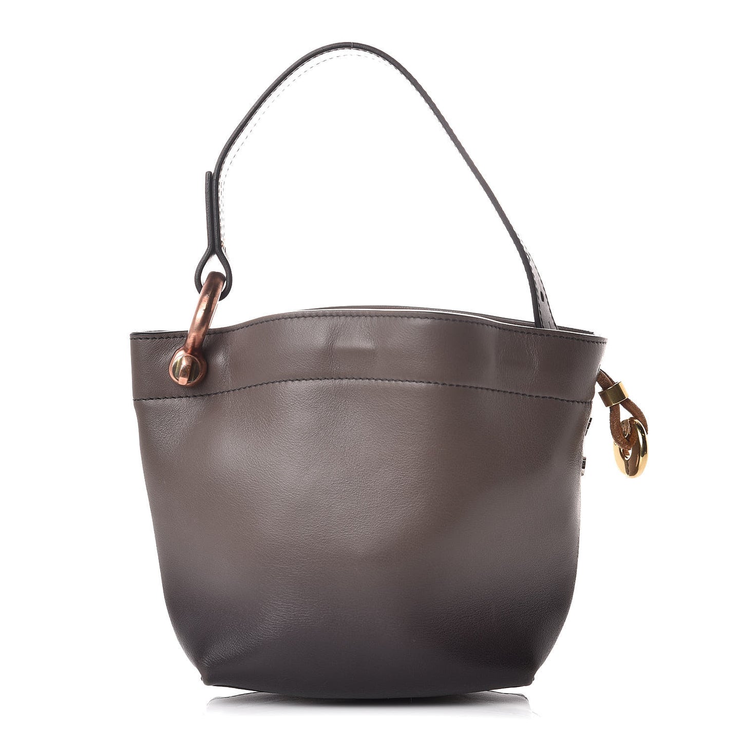 Gradient Calfskin Small Dakota Bag Grey