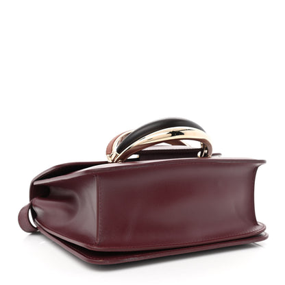 Chloe Calfskin Kattie Shoulder Bag Burgundy 4 of 9