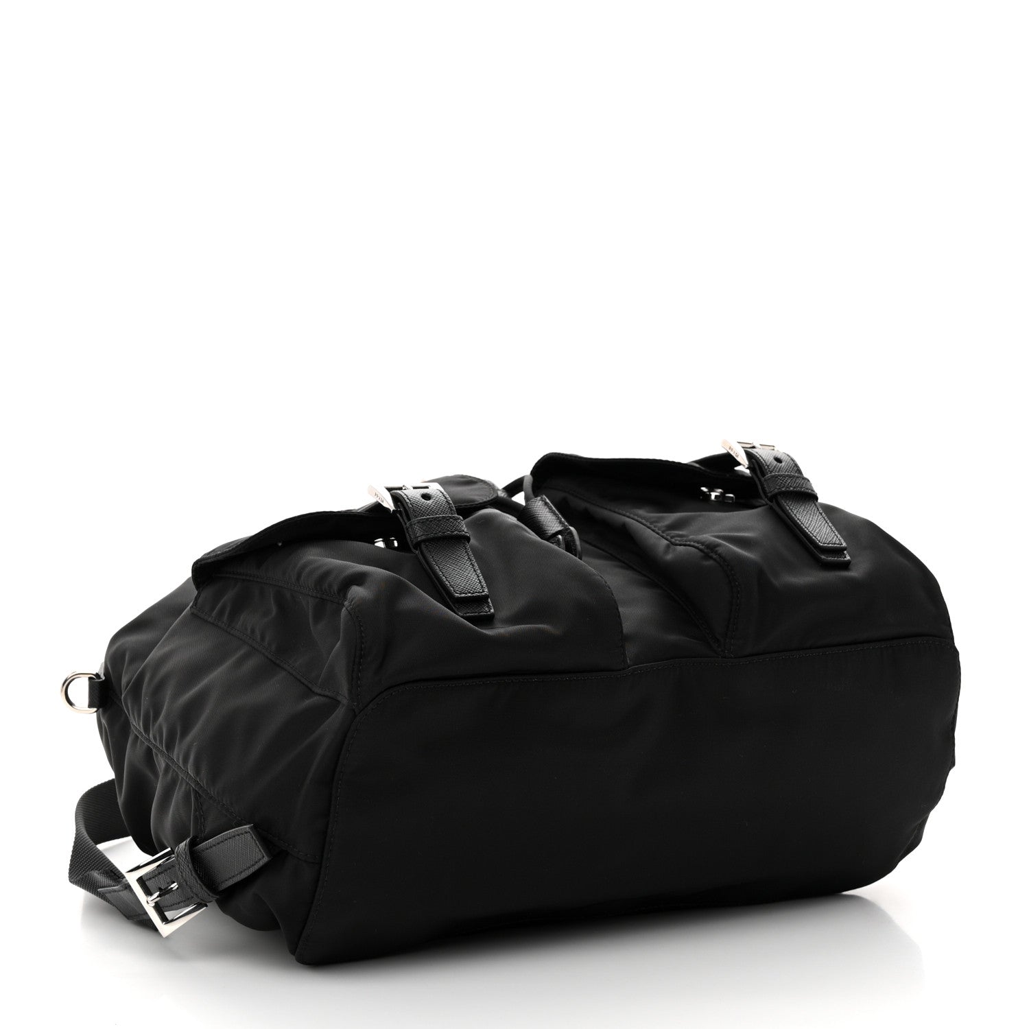 Prada Re-Nylon Tessuto Saffiano Medium Backpack Black 5 of 11