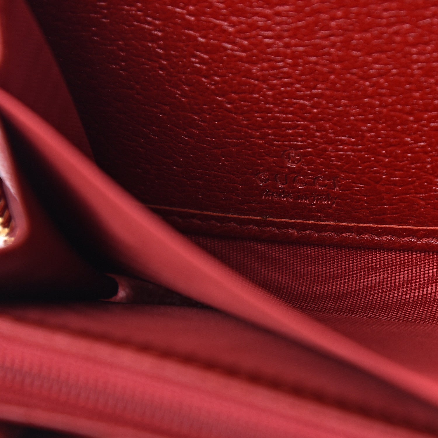 Gucci Canvas Sylvie Stripe Logo Zip Around Wallet Mystic White Hibiscus Red Maritime 5 of 8