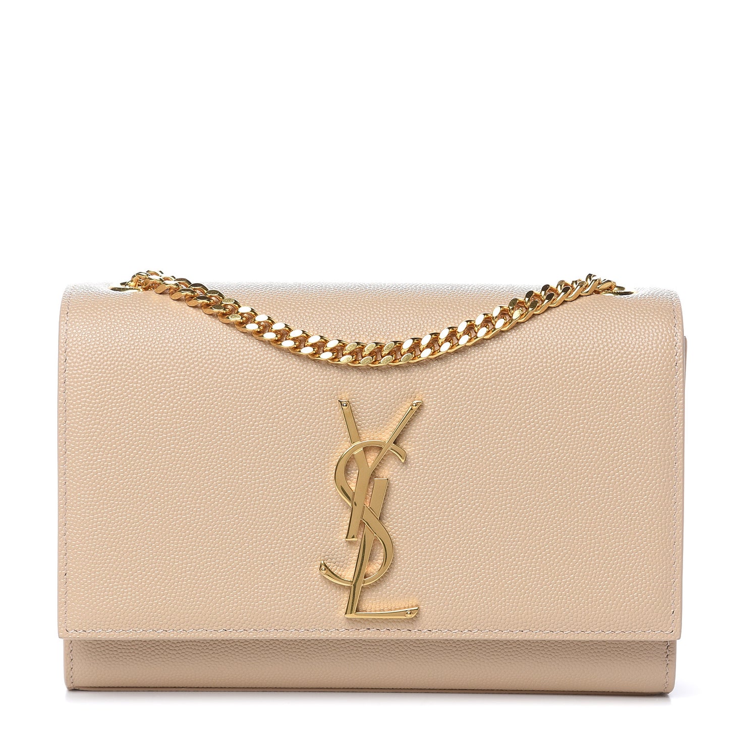 Grain De Poudre Small Monogram Kate Satchel Nude Powder