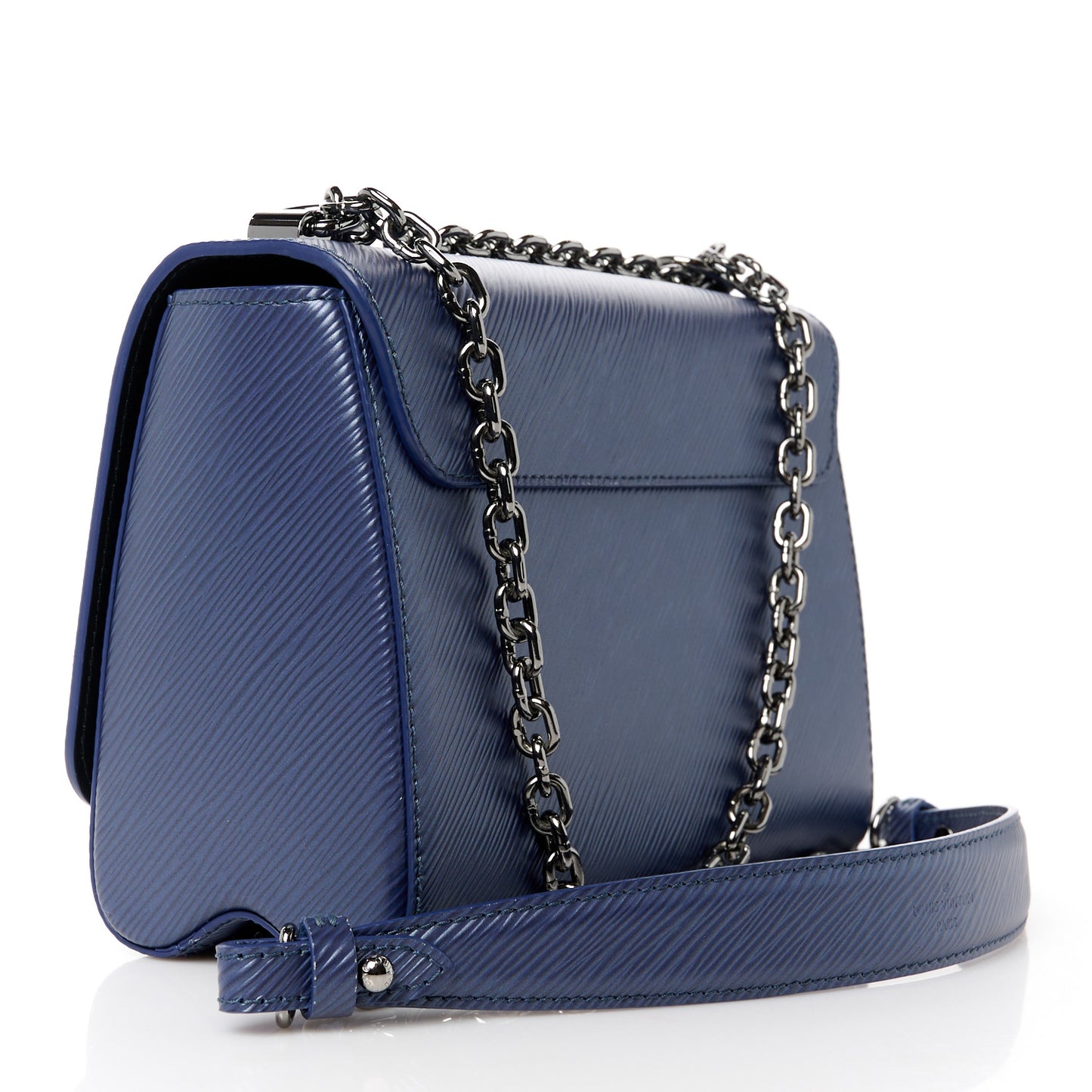 Epi Twist Shoulder Bag MM Indigo