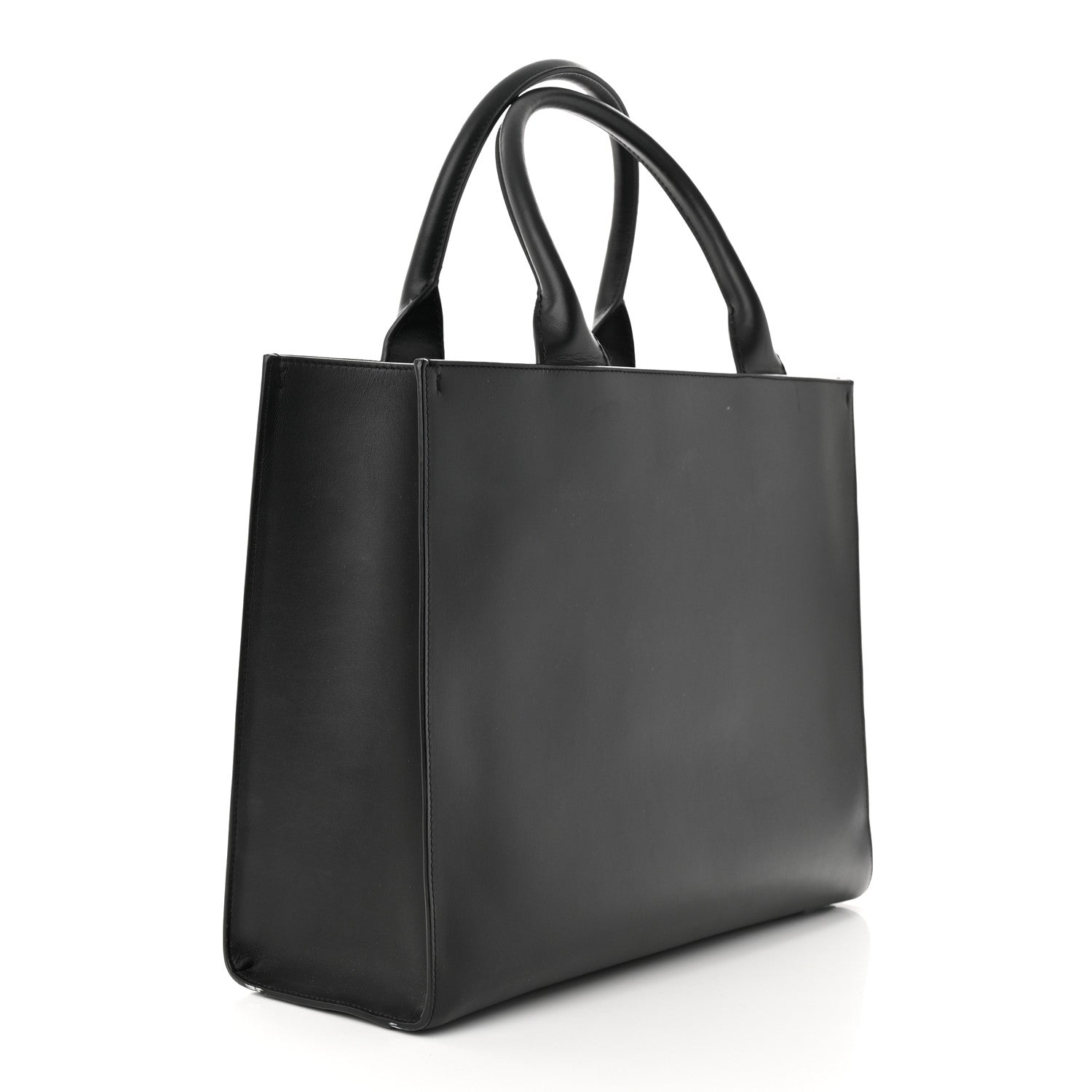 Dolce & Gabbana Calfskin Medium DG Daily Shopper Tote Black 3 of 12