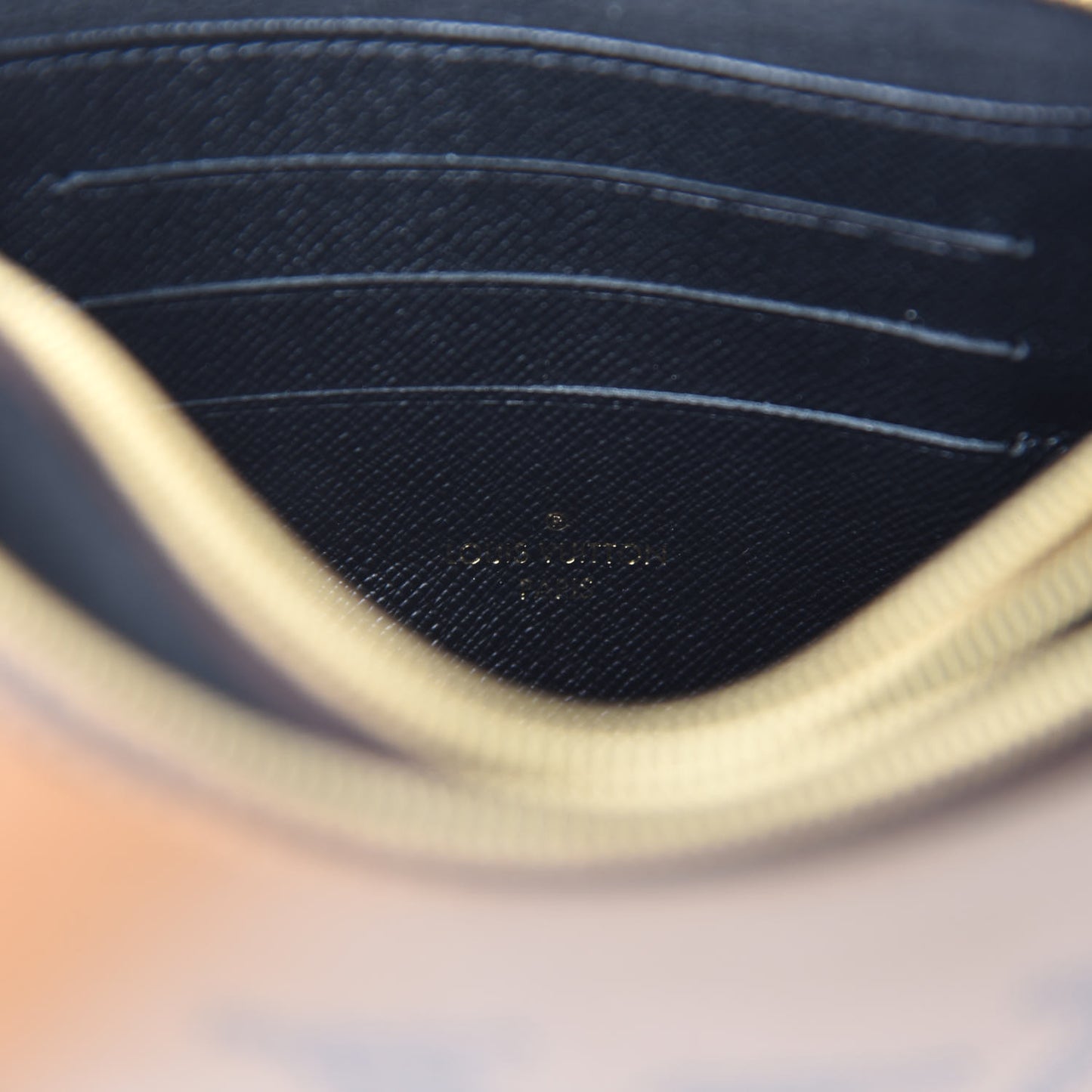 Reverse Monogram Giant Double Zip Pochette