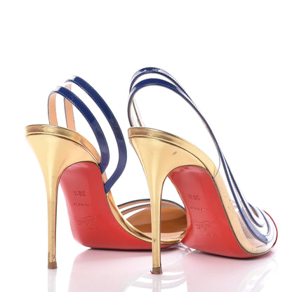 Christian Louboutin Patent PVC Paralili 100 Pumps 38.5 Corazon 4 of 10