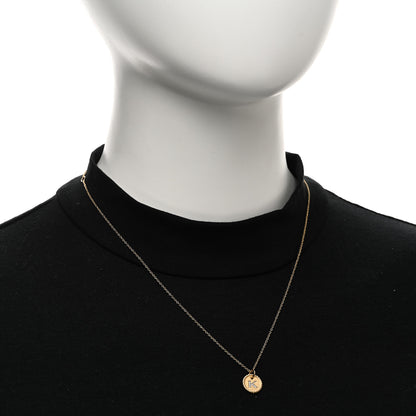 David Yurman 18K Yellow Gold Diamond Initial K Charm Pendant Necklace 2 of 5