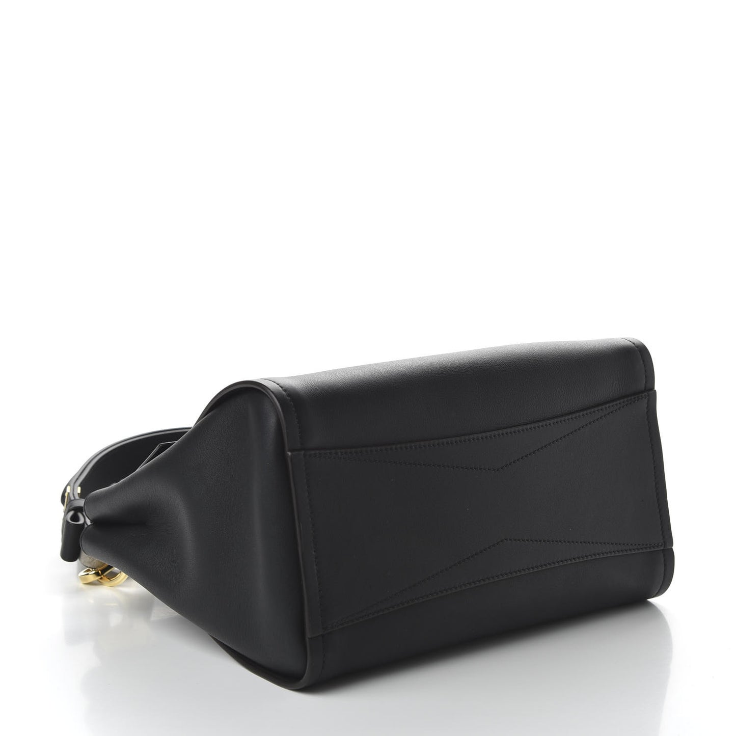 Calfskin Small Mystic Shoulder Bag Black