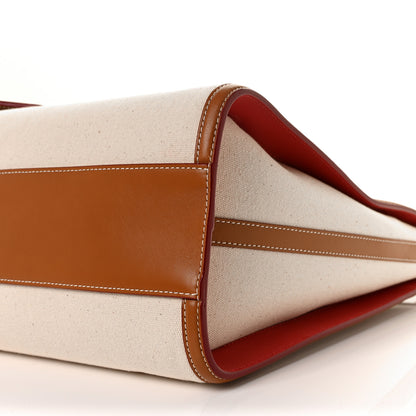 Alexander McQueen Canvas The Tall Story Shoulder Bag Natural Tan 6 of 8