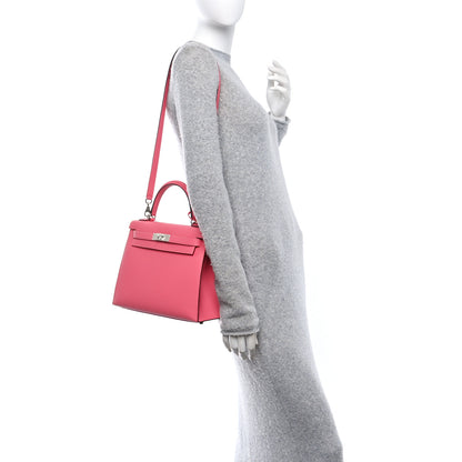 Hermes Epsom Kelly Sellier 28 Rose Azalee 2 of 11