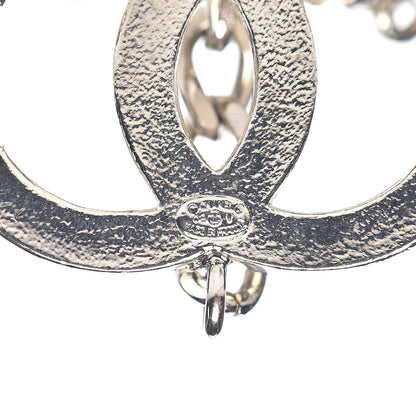 Chanel Enamel CC Ceinture Fantai Adjustable Belt Silver White 4 of 5