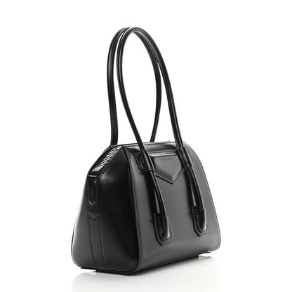 Givenchy Box Calfskin Mini Lock Antigona Shoulder Bag Black 2 of 11
