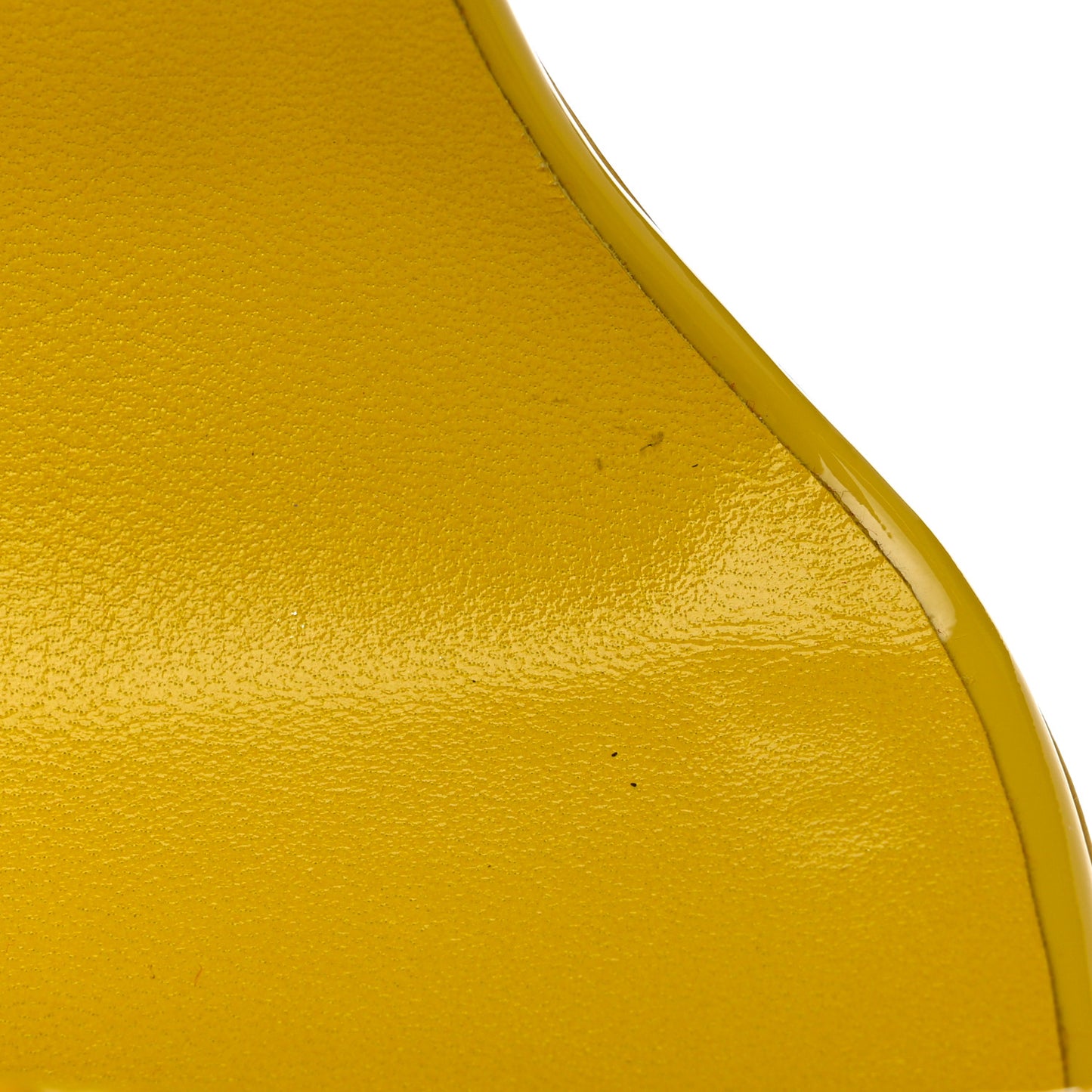 Patent Calfskin So Me 100 Sandals 37.5 Yellow