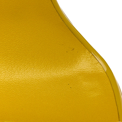 Christian Louboutin Patent Calfskin So Me 100 Sandals 37.5 Yellow 8 of 8